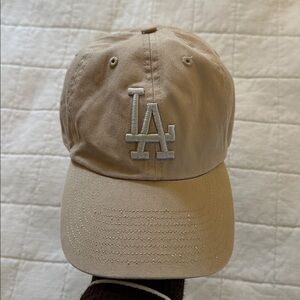 '47 Los Angeles Dodgers Clean Up Dad Hat Adjustable Baseball Cap - Khaki